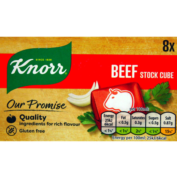 Knorr Beef Stock Cubes X8 8pcs.