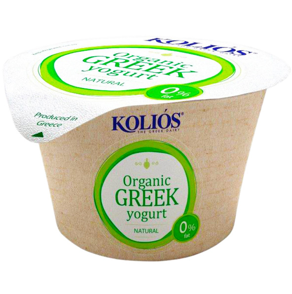 Kolios Organic Greek Yoghurt Fat Free 150 grms