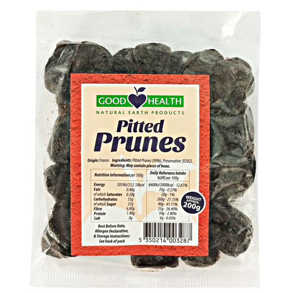 Good Health Pitted Prunes 200 grms