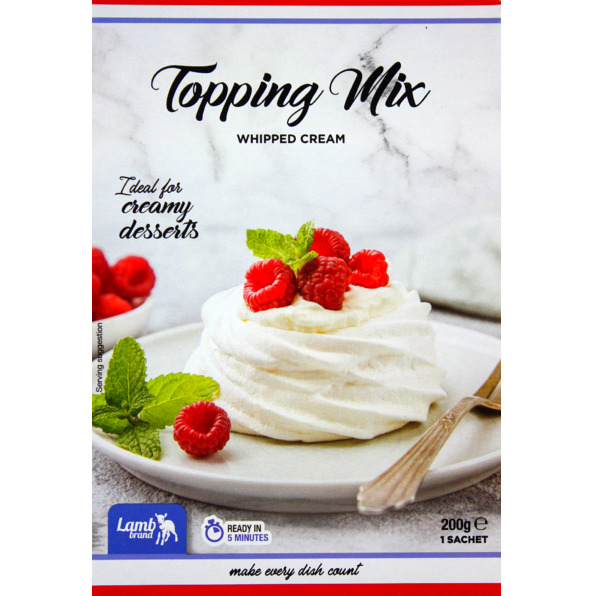 Lamb Brand Topping Mix Whip Cream 240g