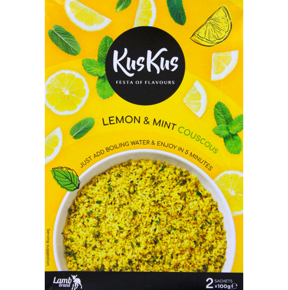 Kuskus Lemon & Mint Couscous 200 grms