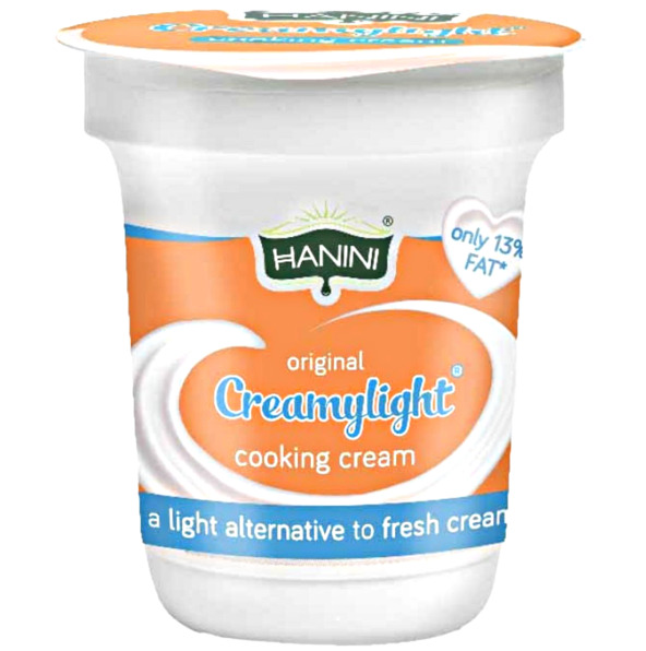 Hanini Creamy Light Cream For Cooking 160 grms