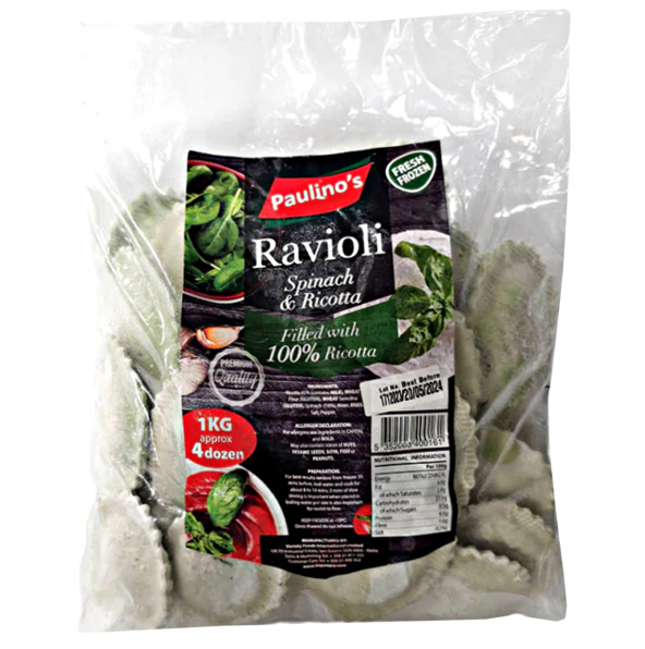 Variety Products Spinaci & Ricotta Ravioli 1 kg