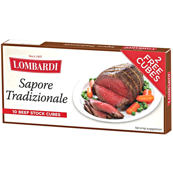 Lombardi Beef Cubes 8+2 10g