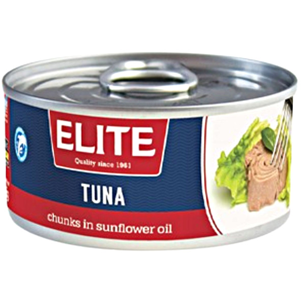 Elite Tuna In Sunflower Oil 80g