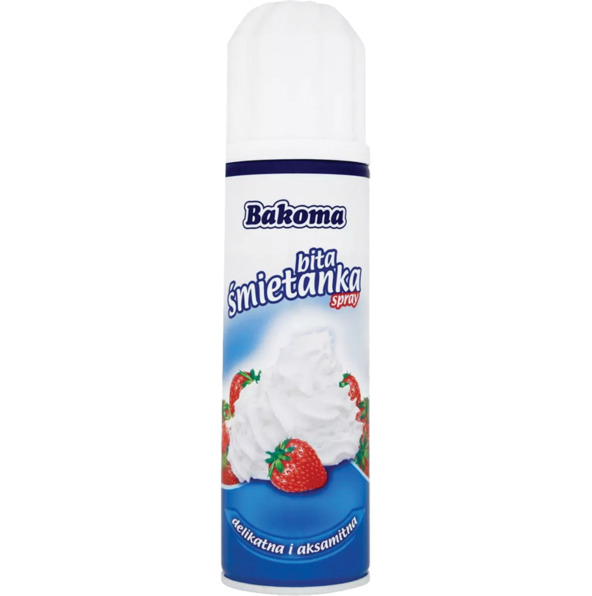 Bakoma Whipped Cream Uht Spray 250ml