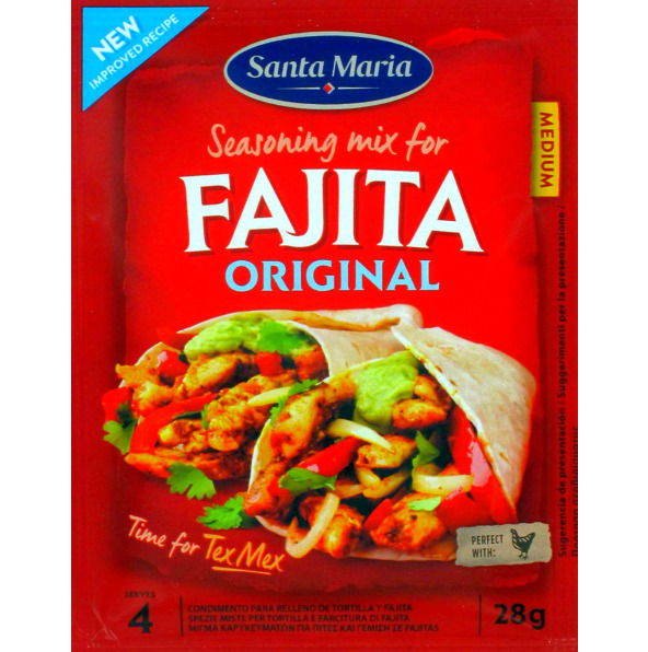 Santa Maria Fajita Medium Seasoning Mix 028 grms
