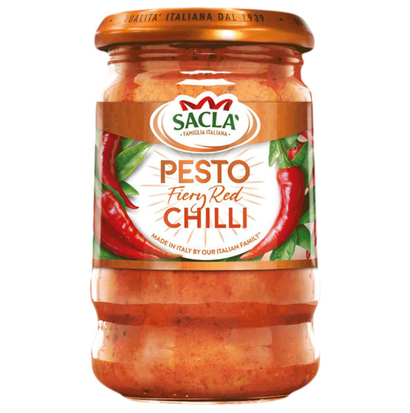 Sacla Fiery Chilli Pesto 190 grms