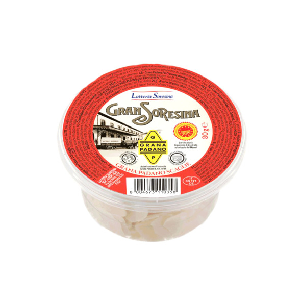 Latteria Soresina Grana Padano Flakes 080 grms