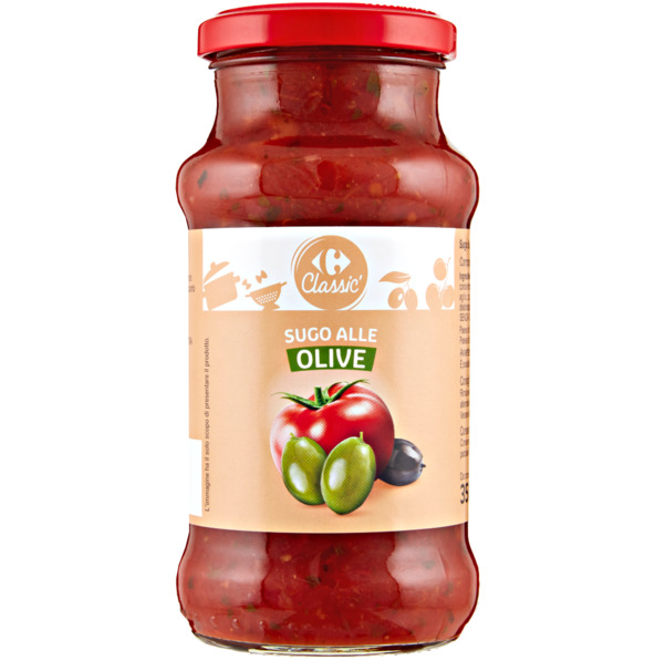 Carrefour Sauce With Olives 350g