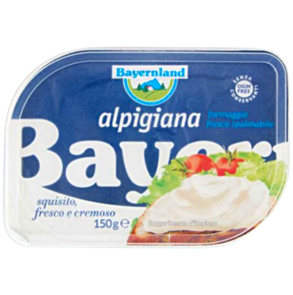 Bayernland Alpigina Cream Cheese 150 grms