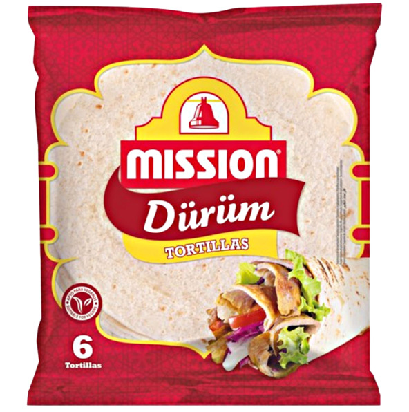 Mission Durum Tortillas X12 378g