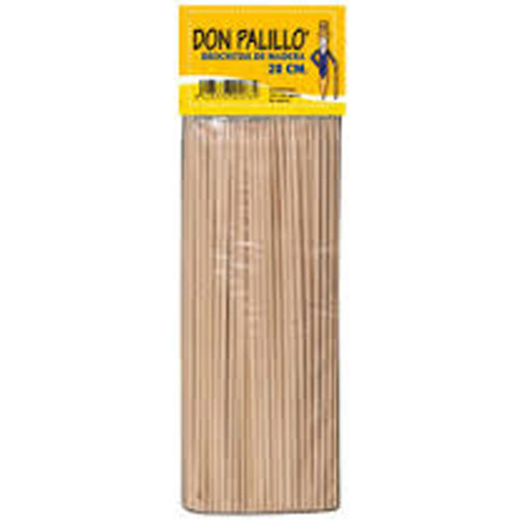 Don Palillo Wooden Skewers 15cm 200 p