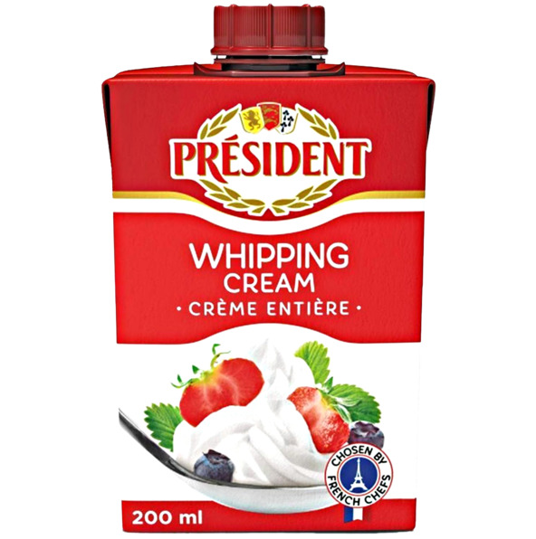 President Whipping Cream 200 ml