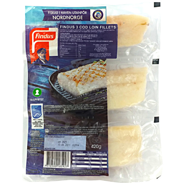 Findus Cod Fillet 420g