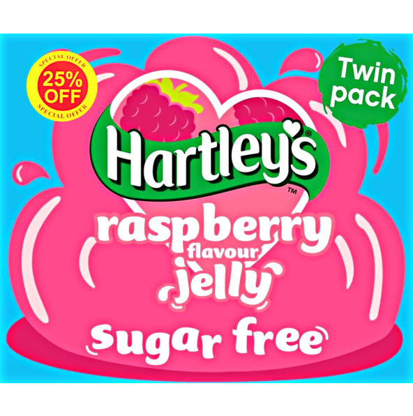 Hartley's Raspberry Jelly Sachet 25% Off 23g