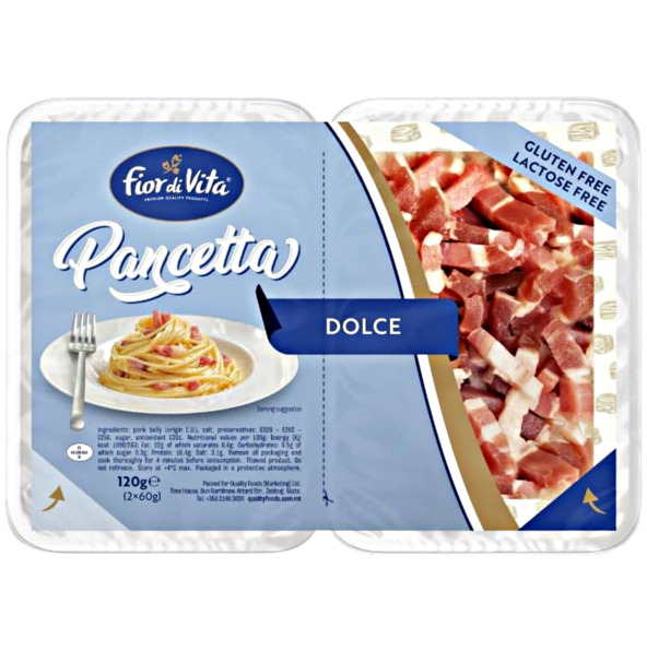 Fior Di Vita Pancetta Dolce 2x60g
