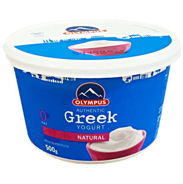 Olympus Greek Strained Yogurt 0% 500g