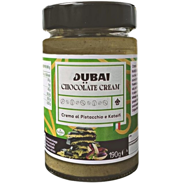 Gusto Etna Dubai Chocolate Cream 190g