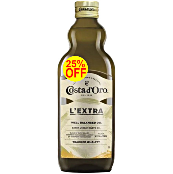 Costa D` Oro Extra Virgin Olive Oil 25% Off 500ml