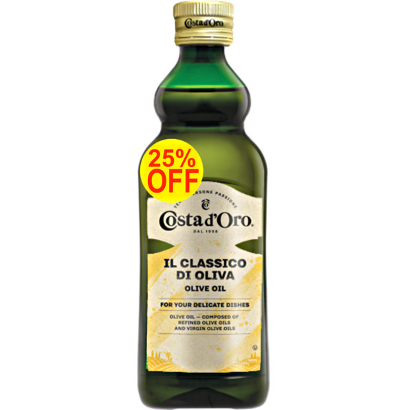 Costa D` Oro Pure Olive Oil 25% Off 250ml