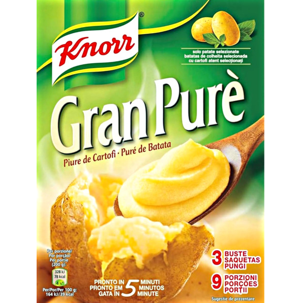 Knorr Gran Pure Mashed Potato Mix 50c Off 225g