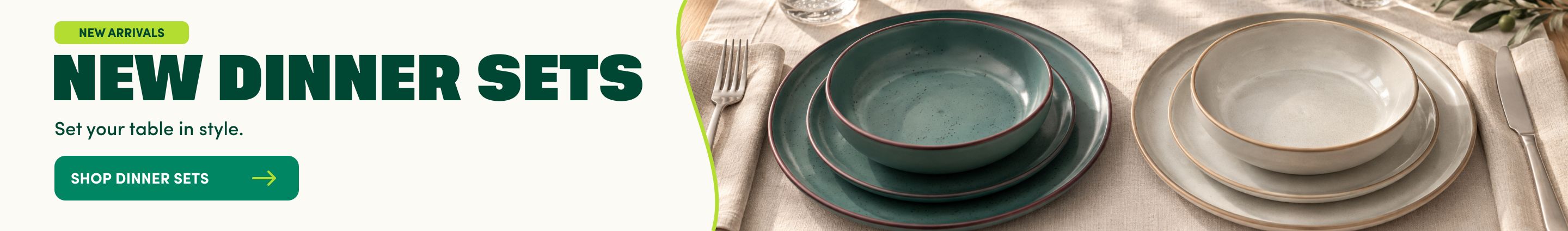 Dinner Sets - Homepage